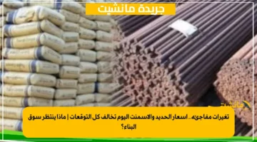 تغيرات مفاجئة.. أسعار الحديد والأسمنت اليوم تخالف كل التوقعات ماذا ينتظر سوق البناء؟ 1